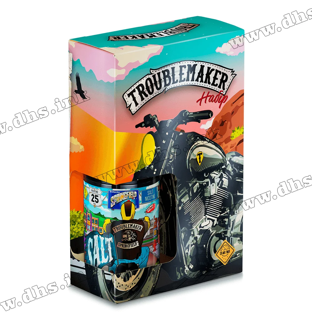 Набір для самозамісу Troublemaker Salt 30 мл (25 мг) - Springfield (Полуничний Пончик)